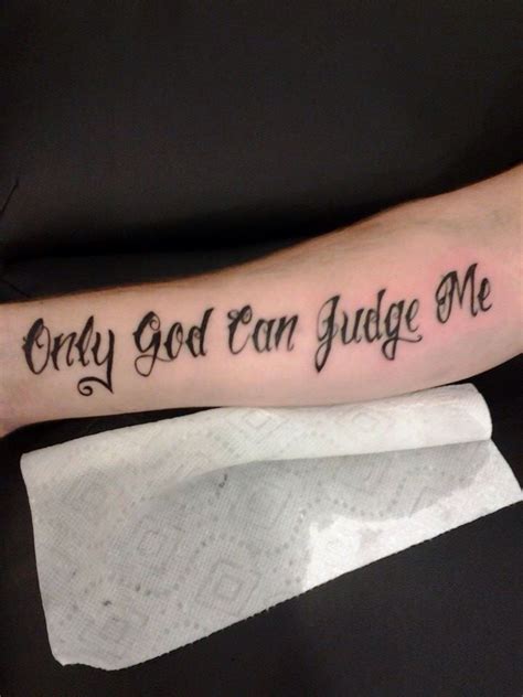 only god can judge me tatto|61 Only God Can Judge Me Tattoo Designs for Men